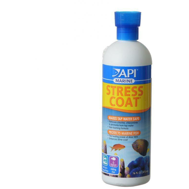 API Aquarium 16 oz (Treats 948 Gallons) API Stress Coat Marine Fish & Tap Water Conditioner