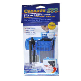 Cascade Aquarium 1 Pack Cascade 150/200 Disposable Floss & Carbon Power Filter Cartridges