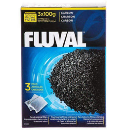 Fluval Aquarium 3 x 100 Gram Bags (3 Pack) Fluval Carbon Bags