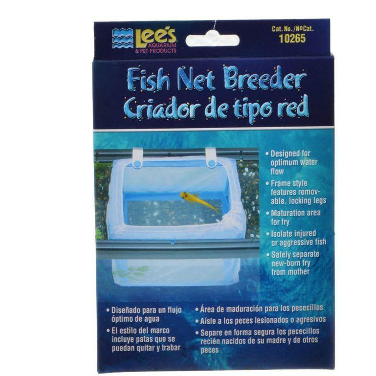 Lee's Aquarium 6.75"L x 4.75"W x 5.25"H Lees Fish Net Breeder