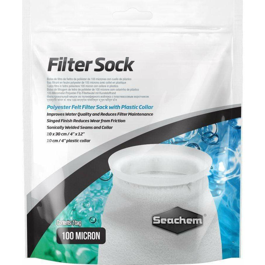 Seachem Aquarium 4" x 12" (4" Collar) Seachem Filter Sock