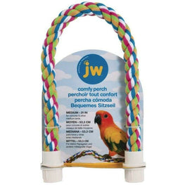 JW Pet Bird Medium 1 count JW Pet Flexible Multi-Color Comfy Rope Perch 21