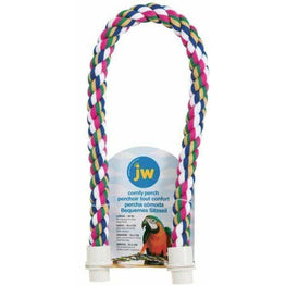 JW Pet Bird Large 1 count JW Pet Flexible Multi-Color Comfy Rope Perch 36