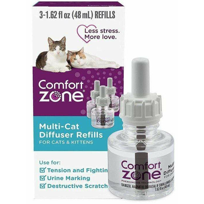 Comfort Zone Cat 3 count Comfort Zone Multi-Cat Diffuser Refills For Cats and Kittens