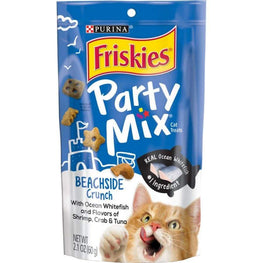 Friskies Cat 2.1 oz Friskies Party Mix Beachside Crunch Cat Treats
