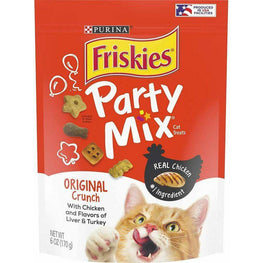 Friskies Cat 6 oz Friskies Party Mix Crunch Treats Original