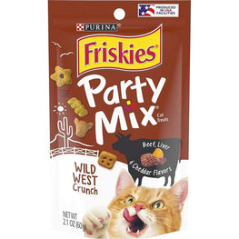 Friskies Cat 2 oz Friskies Party Mix Wild West Crunchy Cat Treats
