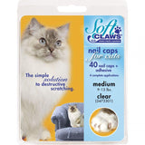 Soft Claws Cat Medium Soft Claws Nail Caps for Cats Clear