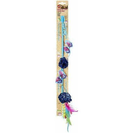 Spot Cat 1 count Spot Butterfly and Mylar Teaser Wand Cat Toy - Assorted Colors