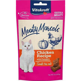 Vitakraft Cat 1.4 oz VitaKraft Meaty Morsels Chicken & Pumkin Cat Treat