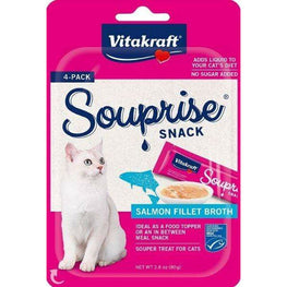 Vitakraft Cat 4 count VitaKraft Salmon Souprise Lickable Cat Snack