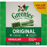 Greenies Dog 36 count Greenies Regular Dental Dog Treats