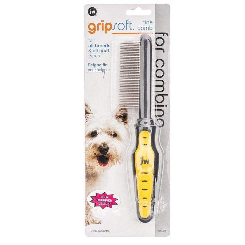 JW Pet Dog Fine Comb JW Gripsoft Fine Comb