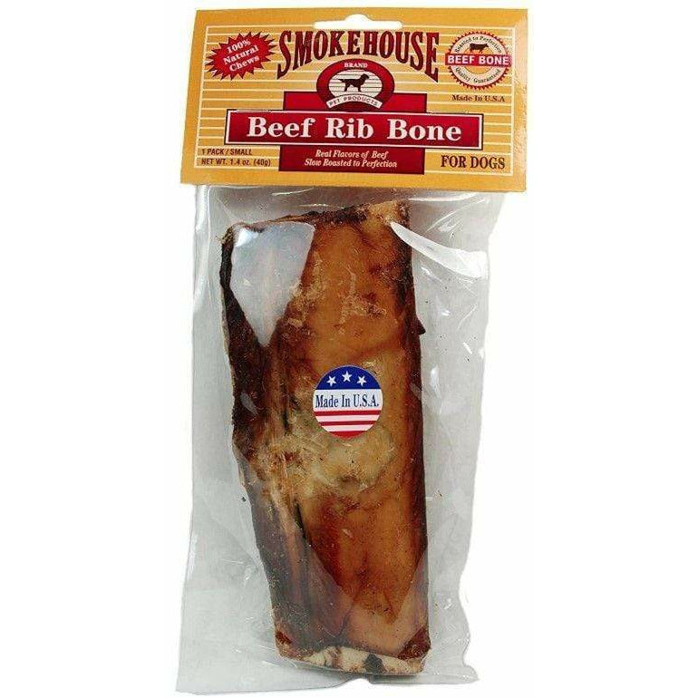 Smokehouse Dog 1 count Smokehouse Beef Rib Bone Natural 6" Long Dog Treat