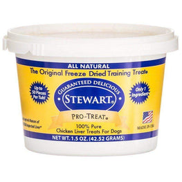 Stewart Dog Stewart Pro-Treat 100% Freeze Dried Chicken Liver for Dogs
