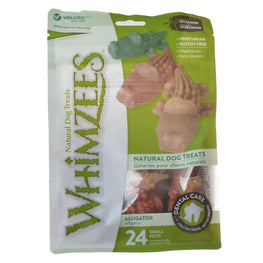 Whimzees Dog Small - 24 Pack - (Dogs 15-25 lbs) Whimzees Natural Dental Care Alligator Dog Treats