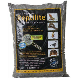 Caribsea Reptile 40 lbs - (4 x 10 lb Bags) Blue Iguana Reptilite Calcium Substrate for Reptiles - Smokey Sands