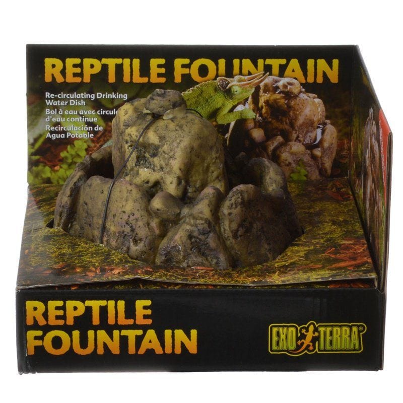 Exo-Terra Reptile 8.3"L x 7.5"W x 5.7"H Exo-Terra Reptile Fountain