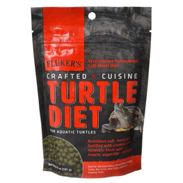 Flukers Reptile 6.5 oz Flukers Crafted Cuisine Turtle Diet for Aquatic Turtles
