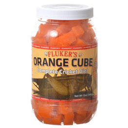 Flukers Reptile 12 oz Flukers Orange Cube Complete Cricket Diet