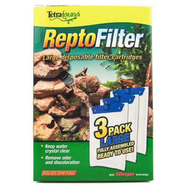 Tetrafauna Reptile Large - 125 GPH (3 Pack) Tetrafauna ReptoFilter Disposable Filter Cartridges