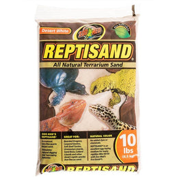 Zoo Med Reptile 3 x 10 lb Bags (30 lbs Total) Zoo Med ReptiSand Substrate - Desert White