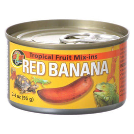 Zoo Med Reptile 4 oz Zoo Med Tropical Friut Mix-ins Red Banana Reptile Treat