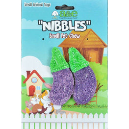 AE Cage Company Small Pet 2 count AE Cage Company Nibbles Eggplant Loofah Chew Toys