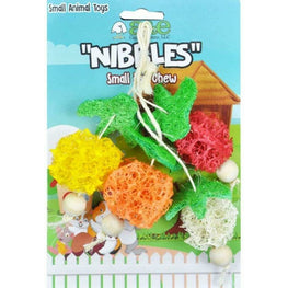 AE Cage Company Small Pet 1 count AE Cage Company Nibbles Fruit Bunch Loofah Chew Toy