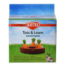 Kaytee Small Pet 1 Pack - (4 Pieces) Kaytee Toss & Learn Carrot Game