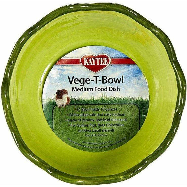Kaytee Small Pet 6" Diameter Kaytee Veg-T-Bowl - Cabbage