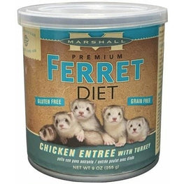 Marshall Small Pet 9 oz Marshall Premium Ferret Diet Chicken Entrée with Turkey