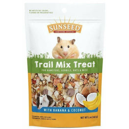Sunseed Small Pet 5 oz Sunseed Trail Mix Treat with Banana and Coconut for Hamster and Rats