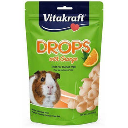 Vitakraft Small Pet 5.3 oz Vitakraft Drops with Orange for Pet Guinea Pigs