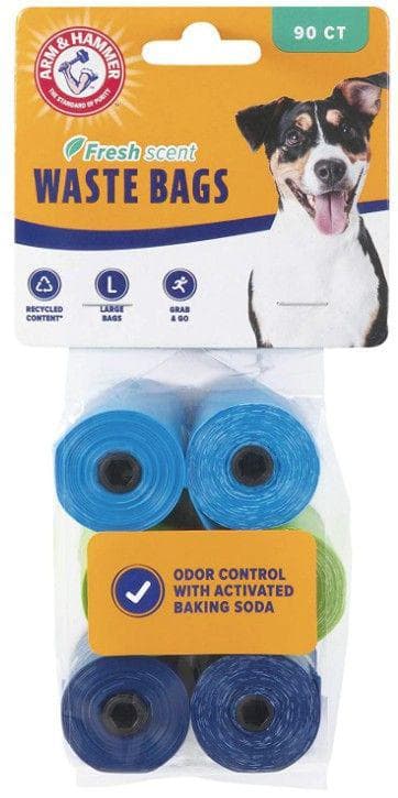 Arm and Hammer Dog Waste Refill Bags Fresh Scent Assorted Colors