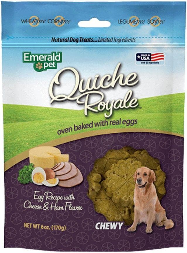 Emerald Pet Quiche Royal Ham and Cheese Treat for Dogs