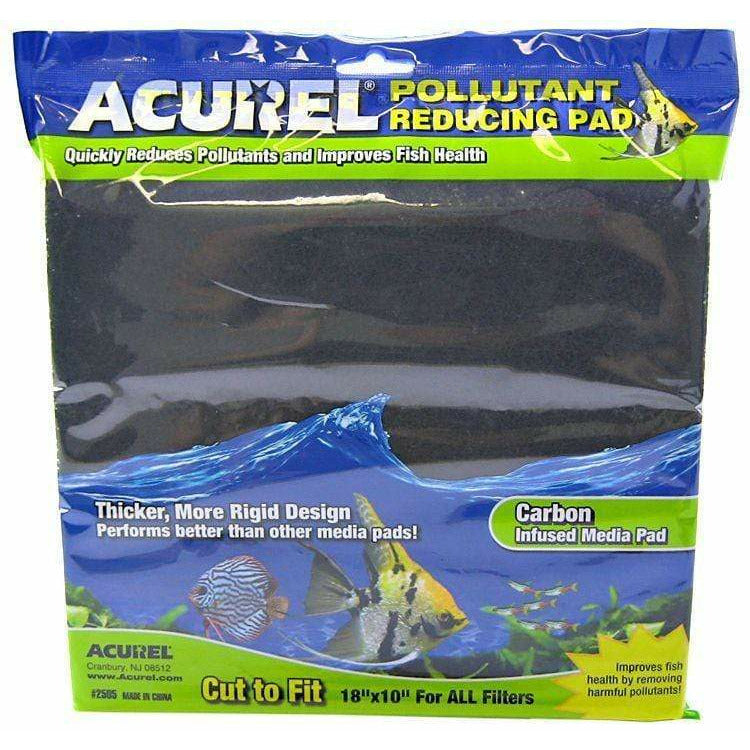Acurel Aquarium 18" Long x 10" Wide Acurel Pollutant Reducing Pad - Carbon Infused