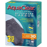 AquaClear Aquarium Size 30 - 3 count Aquaclear Activated Carbon Filter Inserts
