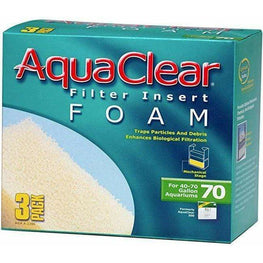AquaClear Aquarium Size 20 - 3 count Aquaclear Filter Insert Foam