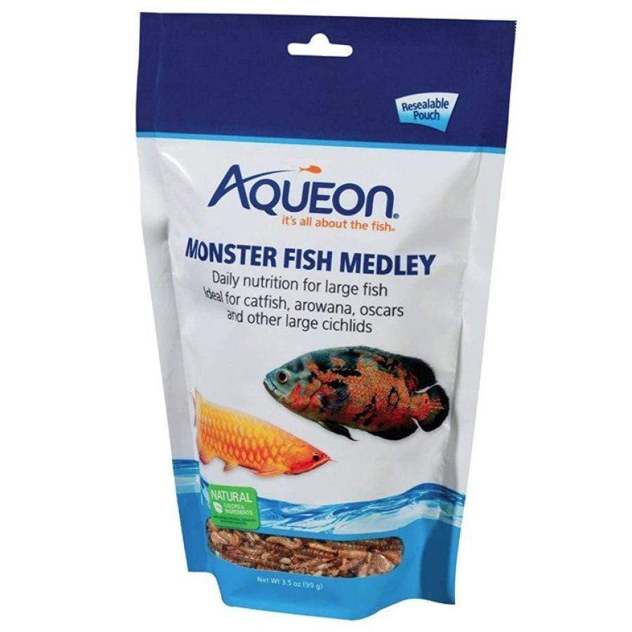 Aqueon Aquarium 3.5 oz Aqueon Monster Fish Medley Food