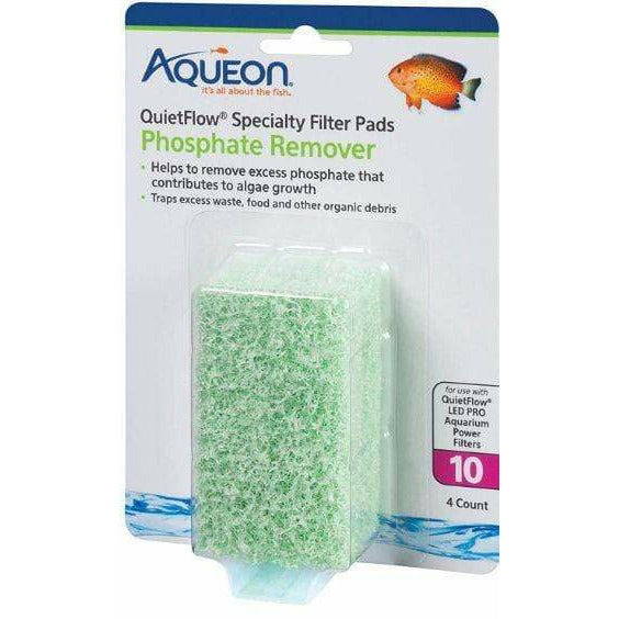Aqueon Aquarium 4 count Aqueon Phosphate Remover for QuietFlow LED Pro Power Filter 30/50