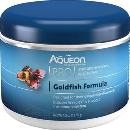 Aqueon Aquarium 4.5 oz Aqueon Pro Goldfish Formula Pellet Food