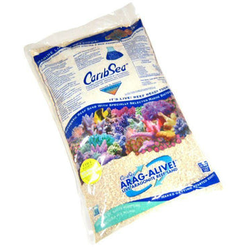Caribsea Aquarium 20 lbs CaribSea Arag-Alive Live Aragonite Reef Sand - Special Grade Reef Sand