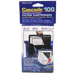 Cascade Aquarium 3 Pack Cascade 100 Disposable Floss & Carbon Power Filter Cartridges