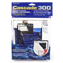 Cascade Aquarium 3 Pack Cascade 300 Disposable Floss & Carbon Power Filter Cartridges