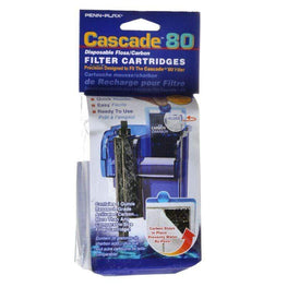 Cascade Aquarium 3 Pack Cascade 80 Disposable Floss & Carbon Power Filter Cartridges