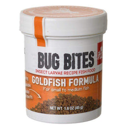Fluval Aquarium 1.59 oz Fluval Bug Bites Goldfish Formula Granules for Small-Medium Fish