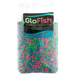 GloFish Aquarium 5 lbs GloFish Aquarium Gravel - Pink, Green & Blue Mix