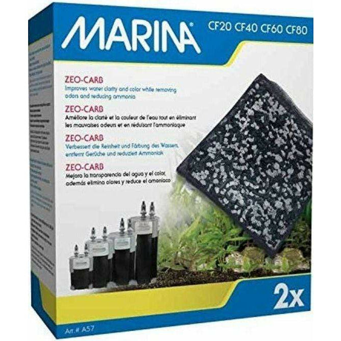 Marina Aquarium 2 count Marina Canister Filter Replacement Zeo-Carb