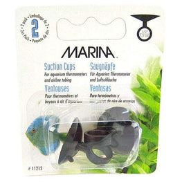 Marina Aquarium Thermometer Suction Cups (2 Pack) Marina Thermometer Suction Cups - Black